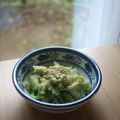 みるく茶's cooksnap of when they made アボカドと白菜で！無限白菜サラダ☆.