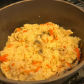 ぴゅありん☆'s cooksnap of when they made きのこと豚肉の炊き込みご飯.