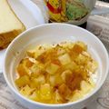 ☆あいちゃん's cooksnap of when they made りんご＊はちみつ＊シナモン＊ヨーグルト.