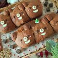 nagachan❀'s cooksnap of when they made ダブルチョコレートのふんわりちぎりパン.