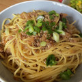 ぎょうざ好きうめりー's cooksnap of when they made ひき肉と玉ねぎの和風パスタ.