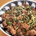 112PANDA's cooksnap of when they made 水菜と挽肉のピリ辛オイスターソース炒め♪.