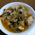 クック00Q0QZ☆'s cooksnap of when they made 自家製スープで＊簡単キムチチゲ＊.