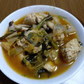 クック00Q0QZ☆'s cooksnap of when they made 自家製スープで＊簡単キムチチゲ＊.