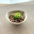 キンプリ's cooksnap of when they made えっ！不思議♡牛乳海苔の佃煮納豆ごはん♡.