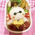 こばちё's cooksnap of when they made 幼稚園お弁当 ベイマックス キャラ弁.