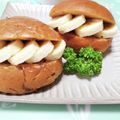 ぱふ's cooksnap of when they made 黒糖ロールパンで簡単バナナサンド♪.