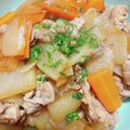 タラク's cooksnap of when they made みんな大好き！豚バラ大根にんじん煮☆.