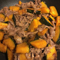 sanael's cooksnap of when they made 揚げカボチャの旨煮☆枚方市給食.