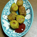 もももつ's cooksnap of when they made 簡単・節約！ちくわウインナーのカレー揚げ.