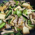 クックR1MKY2☆'s cooksnap of when they made 豚と小松菜の厚揚げ塩ダレ炒め.