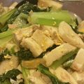 ちゃこ1978's cooksnap of when they made 小松菜大量消費＊高野豆腐とツナの煮物.