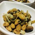 かなぽん☆☆'s cooksnap of when they made 水煮で簡単！大豆としめじのペペロンチーノ.