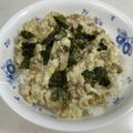 rippuchan's cooksnap of when they made ネバネバわさマヨ鶏そぼろ丼.