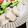 クックM96XDX☆'s cooksnap of when they made 鶏むね肉のジップロックで簡単サラダチキン.