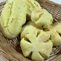 papikun's cooksnap of when they made ハロウィンな かぼちゃパン☆.