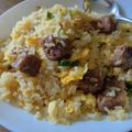 まーく71's cooksnap of when they made ミョウガときゅうりのチャーハン.