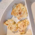 塩ちゃんちゃんこ's cooksnap of when they made 離乳食 ちくわと豆腐のふわふわ焼き.
