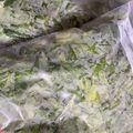 クックIFIIQ3☆'s cooksnap of when they made かぶの葉と茎の冷凍保存.