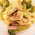 ゆきち1215's cooksnap of when they made ブロッコリーとしめじとベーコンのパスタ.