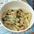☆一星☆'s cooksnap of when they made ペンネで簡単クリームパスタ.