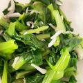 SKY☆LOV's cooksnap of when they made チンゲン菜のしらす和え.