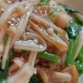 あゆたっくん's cooksnap of when they made 豆腐の和風あん❁ほうれん草きのこ入り.