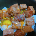まーく71's cooksnap of when they made 失敗なし！焼肉のたれでサイコロステーキ丼.