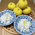 まこさんど's cooksnap of when they made 簡単！さっぱり味のゆず大根のお漬物.