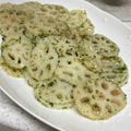 yummy?'s cooksnap of when they made 八百屋さんおすすめ！れんこん青海苔チーズ.