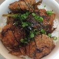 precious☆'s cooksnap of when they made 鶏挽肉と長ネギだけ！簡単つくね丼.