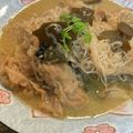 saki1010's cooksnap of when they made 居酒屋おつまみ☆鶏皮の味噌煮込み.