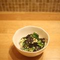みるく茶's cooksnap of when they made 絹豆腐とブロッコリーの白和え刻み海苔のせ.