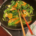 キャビィーママ's cooksnap of when they made ごままみれ！かぼちゃとちくわの甘辛炒め.