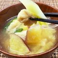 horseland's cooksnap of when they made さつまいも・ネギ・油揚げ☆味噌汁.