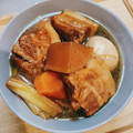Rikumiru's cooksnap of when they made ☆炊飯器で簡単！大根と卵入り角煮☆.