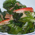 おひるねくじら's cooksnap of when they made レタスとカニカマのオイスターソースいため.