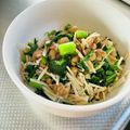 azbjbn's cooksnap of when they made 春菊の納豆和え.
