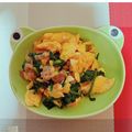 クックYQNUIH☆'s cooksnap of when they made ほうれん草と豚肉の卵炒め♪.