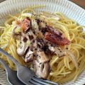 YSU's cooksnap of when they made 昆布茶とゆかりdeお手軽☘️10分パスタ.