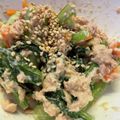 ぢばお's cooksnap of when they made 美肌になる副菜！小松菜と人参のサラダ.