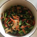 sakutakuhitoshu's cooksnap of when they made ちくわと小松菜でササっとあと一品.