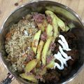 Ruriluru's cooksnap of when they made ウチの肉じゃがの食べ方♪マヨネーズで♪.