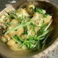 yu🐓's cooksnap of when they made お弁当や常備菜に！水菜と油揚げの煮物.
