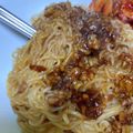 mikimoon's cooksnap of when they made 身近な材料で『韓国風ジャージャー麺』.