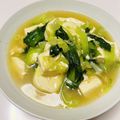 azbjbn's cooksnap of when they made 豆腐とチンゲン菜のオイスター煮込み.