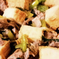 Ｍぱん's cooksnap of when they made 夕食10分★カリカリ豚と厚揚げ★卵とじ.