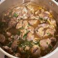 gachaco34's cooksnap of when they made ハツ付き鶏レバーの甘辛煮（覚書）.