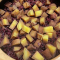 ピーナッツ子♪'s cooksnap of when they made 黒米・さつまいも・おこわ風ごはん.