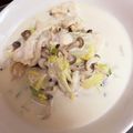 メイプルママ☆'s cooksnap of when they made 簡単鶏むね肉と白菜のクリーム煮♬.